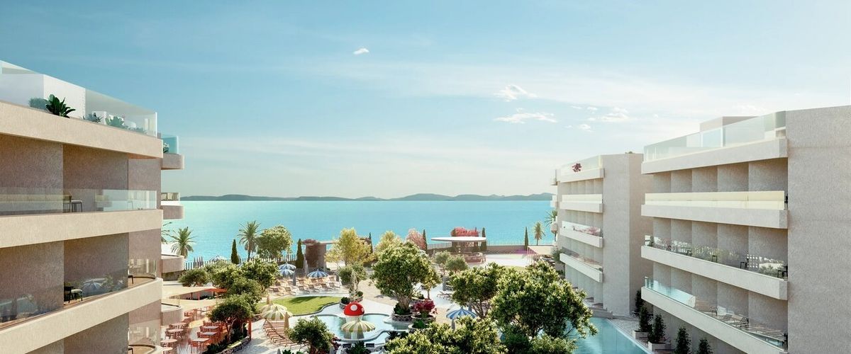 basen, teren hotelu