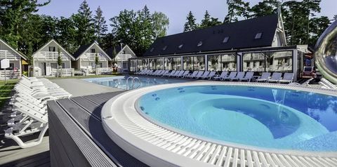 obiekt, teren hotelu, basen