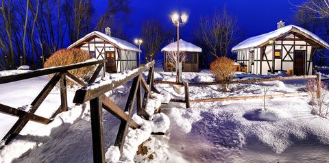 obiekt, teren hotelu