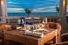 plaża, restauracja