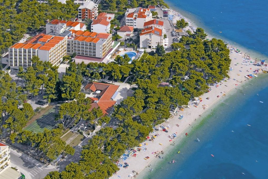 teren hotelu, plaża