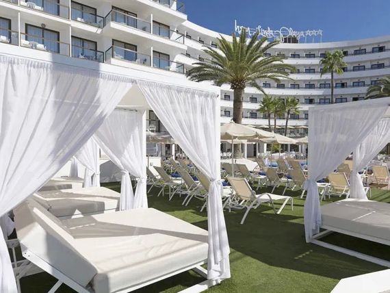 teren hotelu, balkon / taras