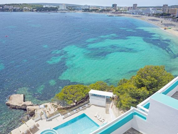 teren hotelu, plaża