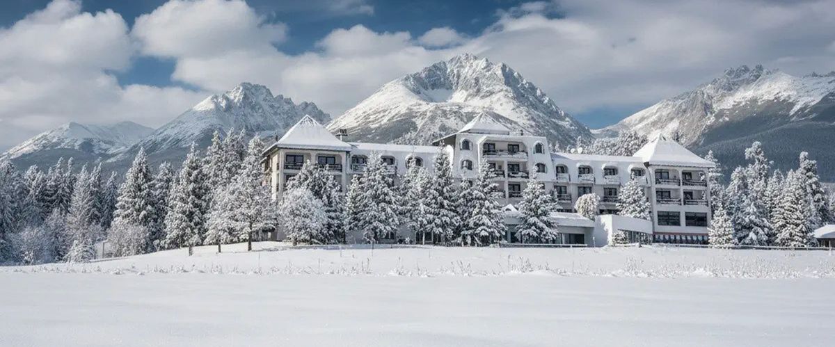 teren hotelu, obiekt