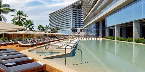 obiekt, teren hotelu, basen