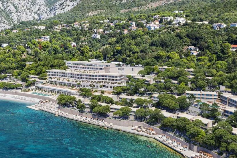 obiekt, teren hotelu, plaża