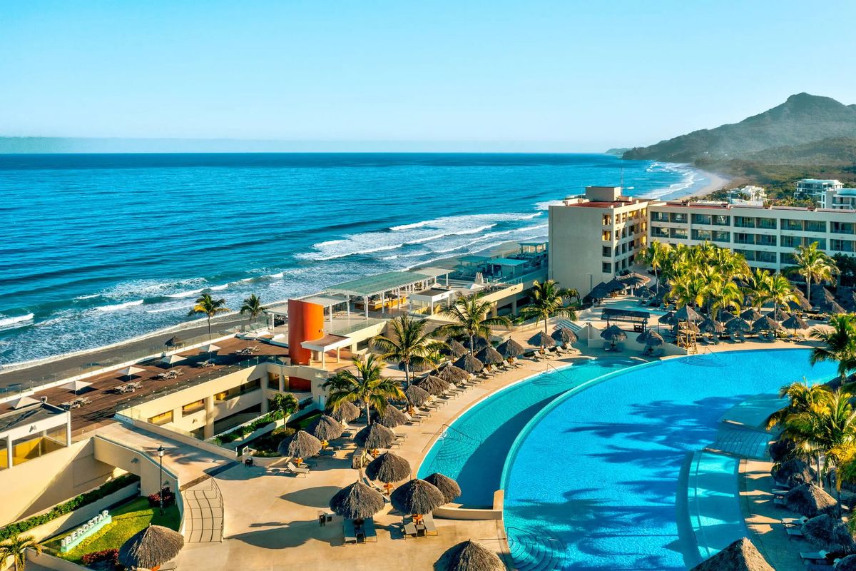 obiekt, teren hotelu, plaża