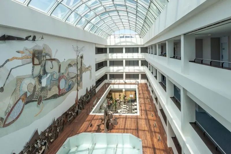 teren hotelu, obiekt