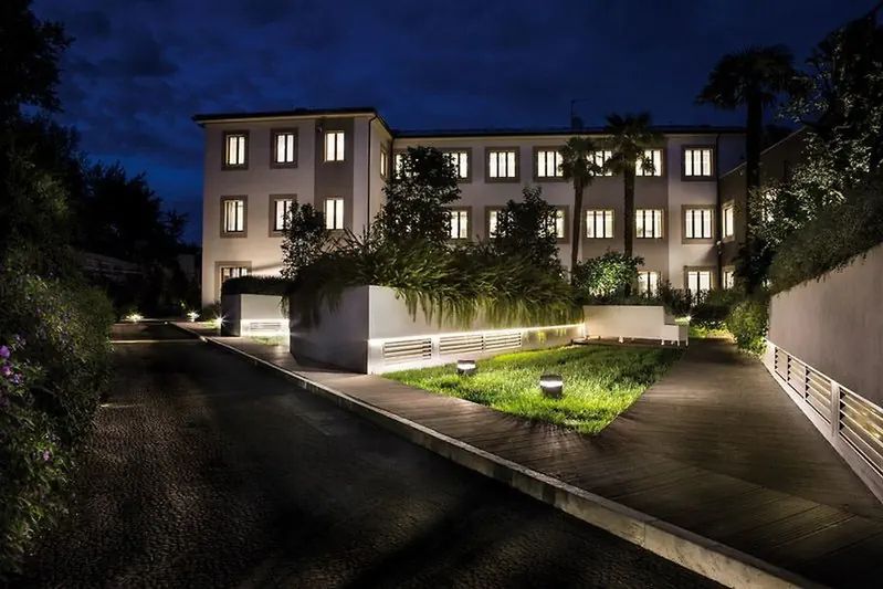 teren hotelu, obiekt