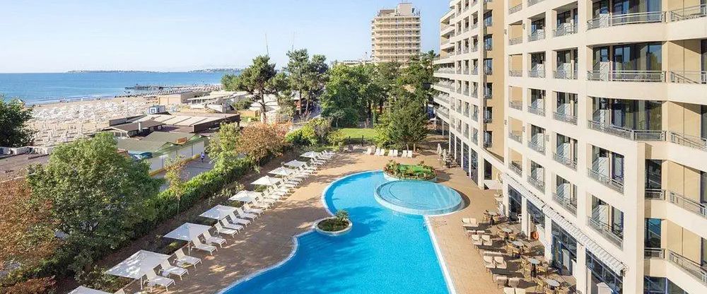 plaża, teren hotelu, obiekt