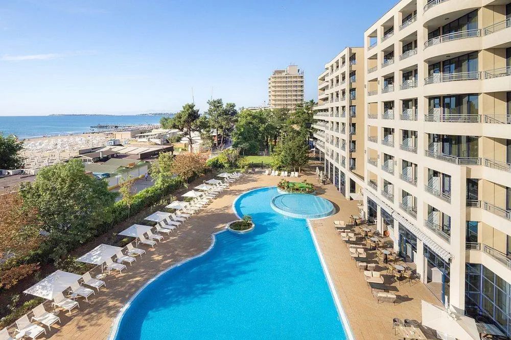 plaża, teren hotelu, obiekt