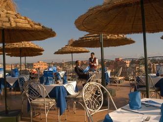 teren hotelu, restauracja
