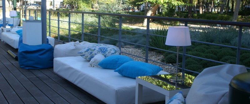 obiekt, teren hotelu