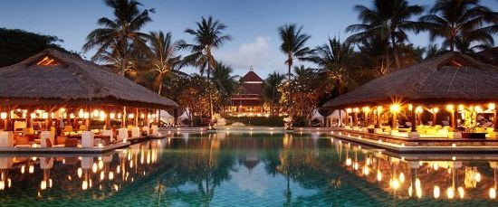 restauracja, teren hotelu, basen
