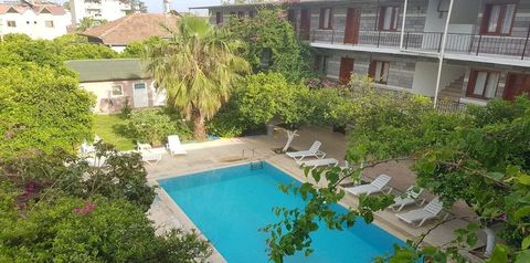 obiekt, teren hotelu, basen