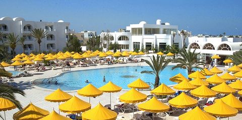 obiekt, teren hotelu, basen