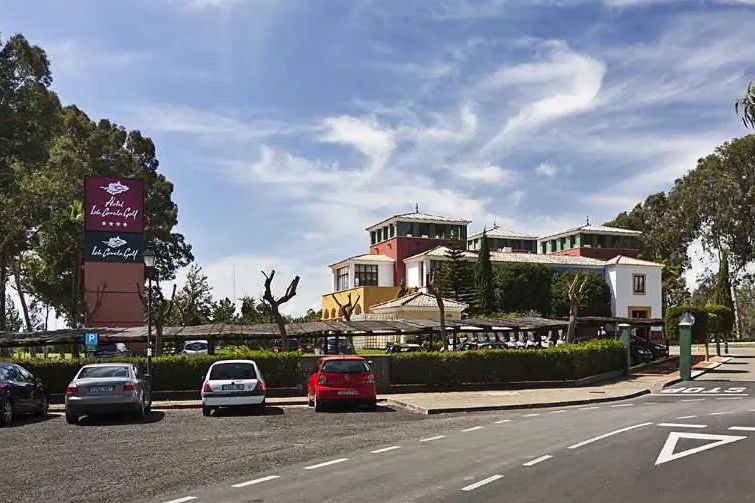 teren hotelu, obiekt