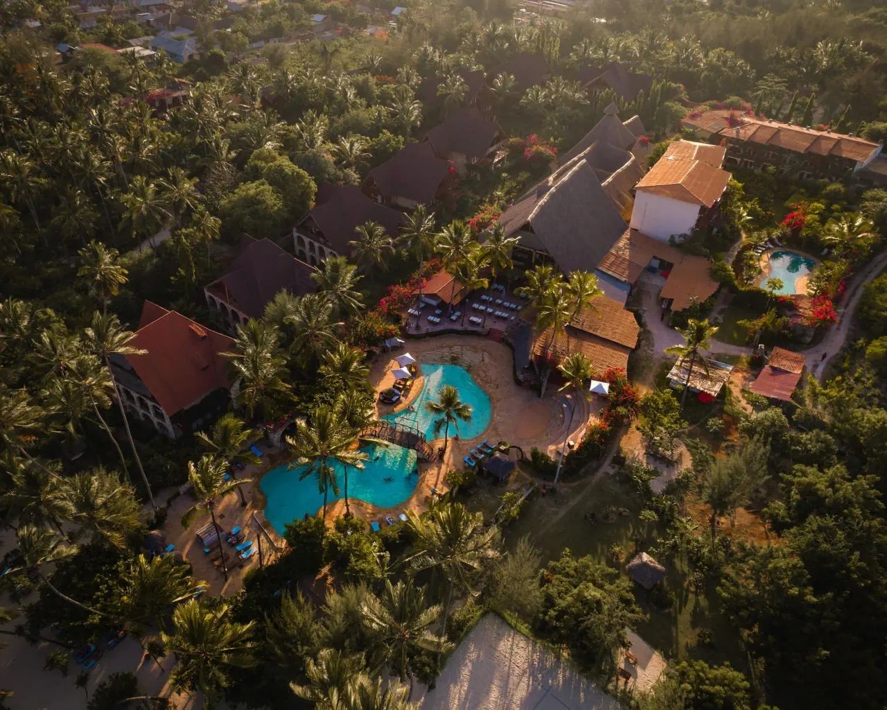 obiekt, teren hotelu