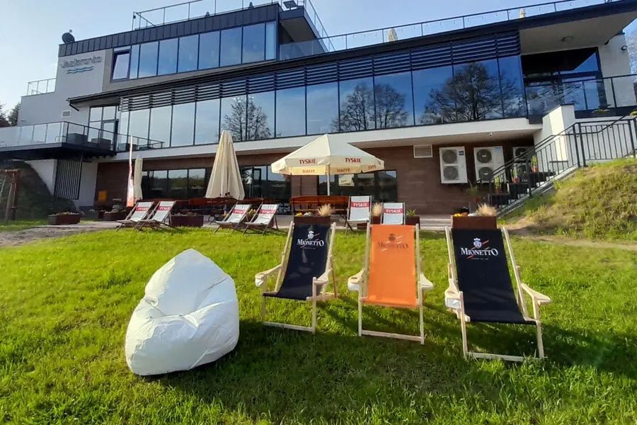 teren hotelu, obiekt