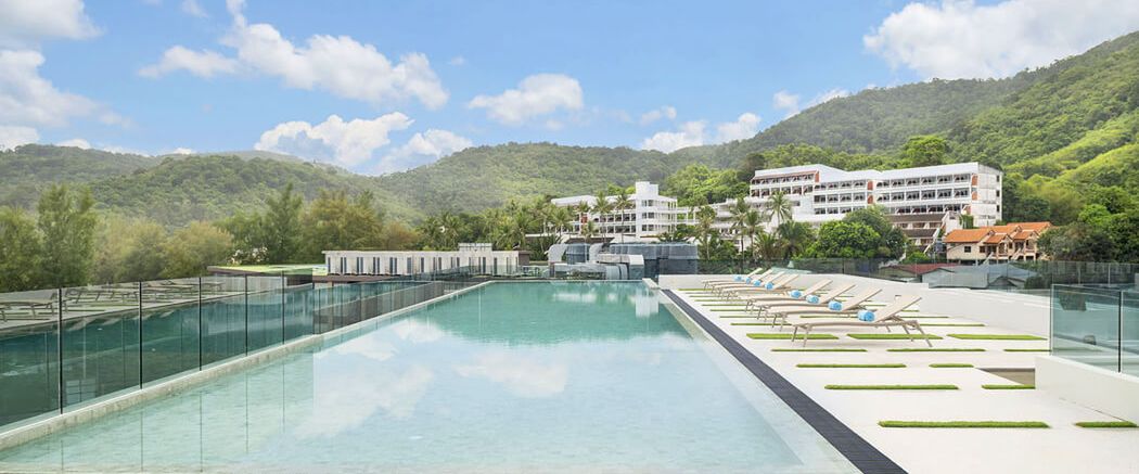 góry, teren hotelu, basen