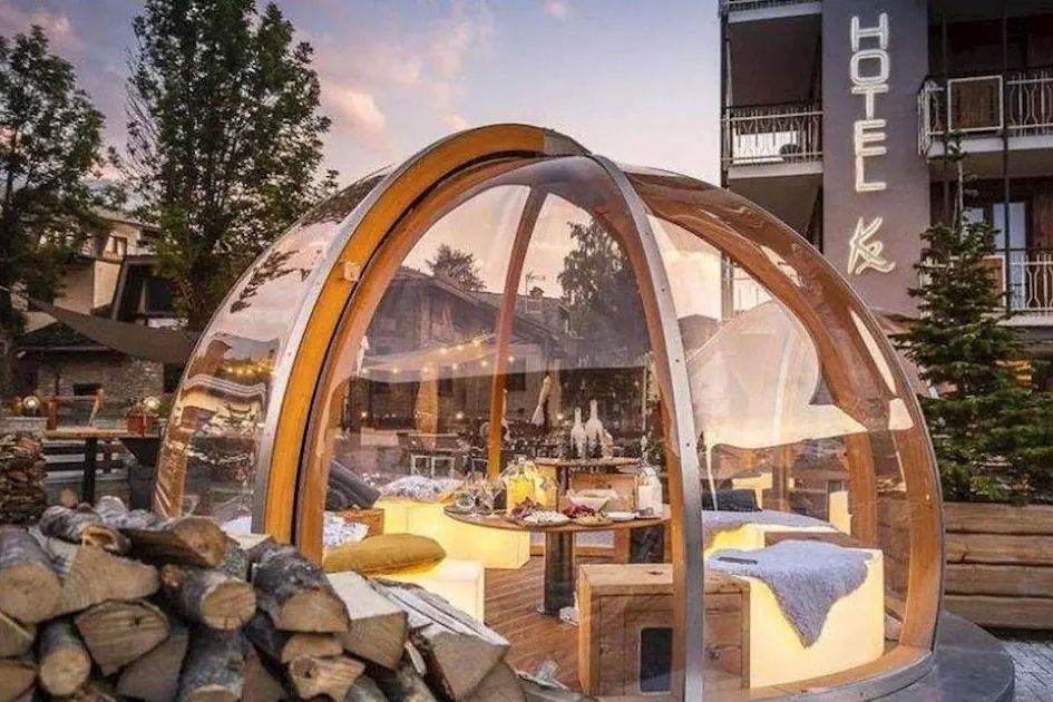 restauracja, teren hotelu, obiekt