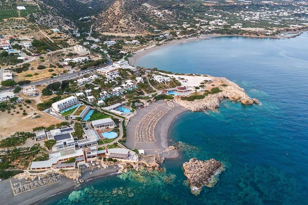 obiekt, teren hotelu, plaża