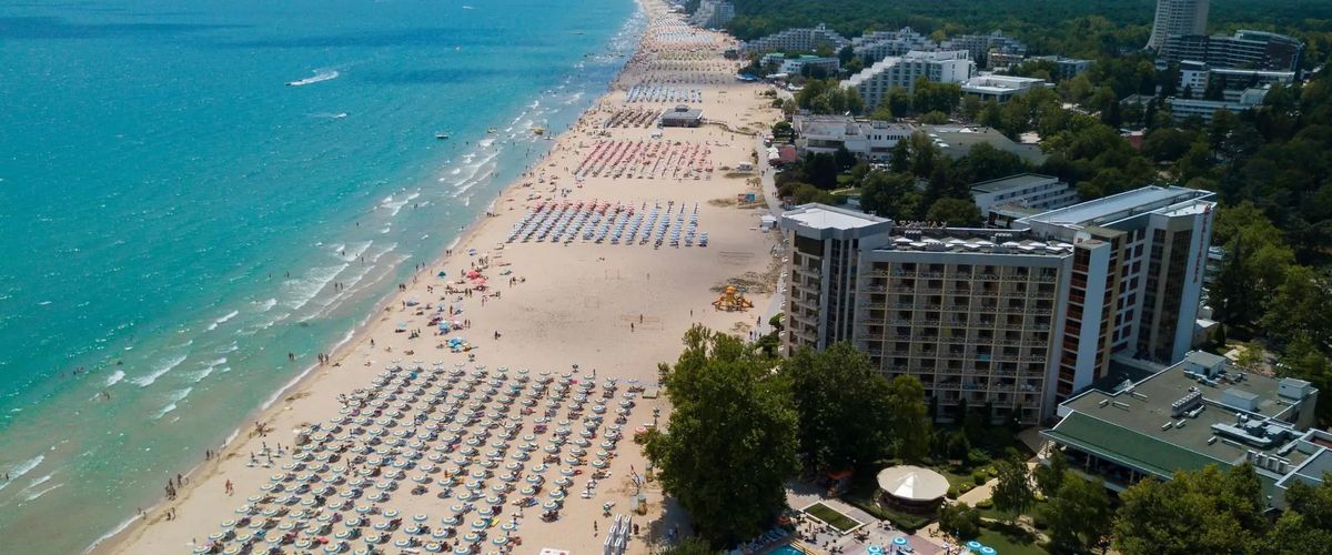 teren hotelu, plaża