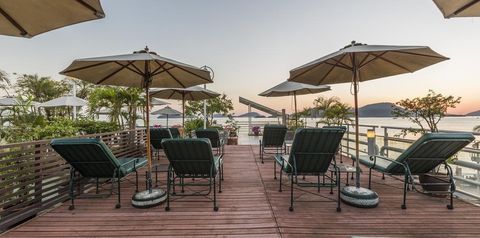 teren hotelu, balkon / taras