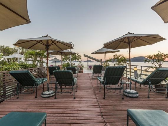teren hotelu, balkon / taras