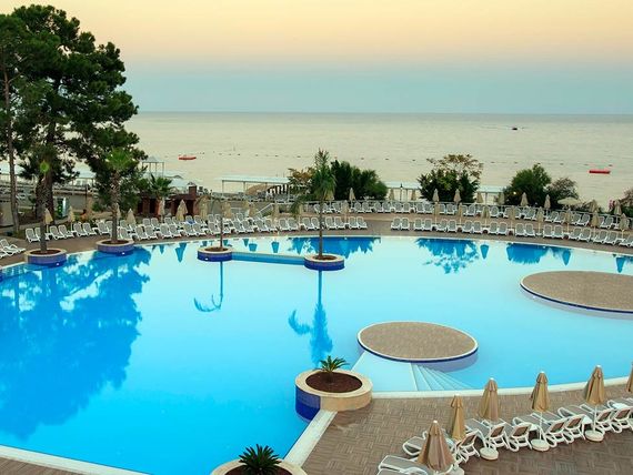 teren hotelu, basen