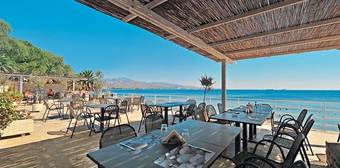 góry, plaża, restauracja