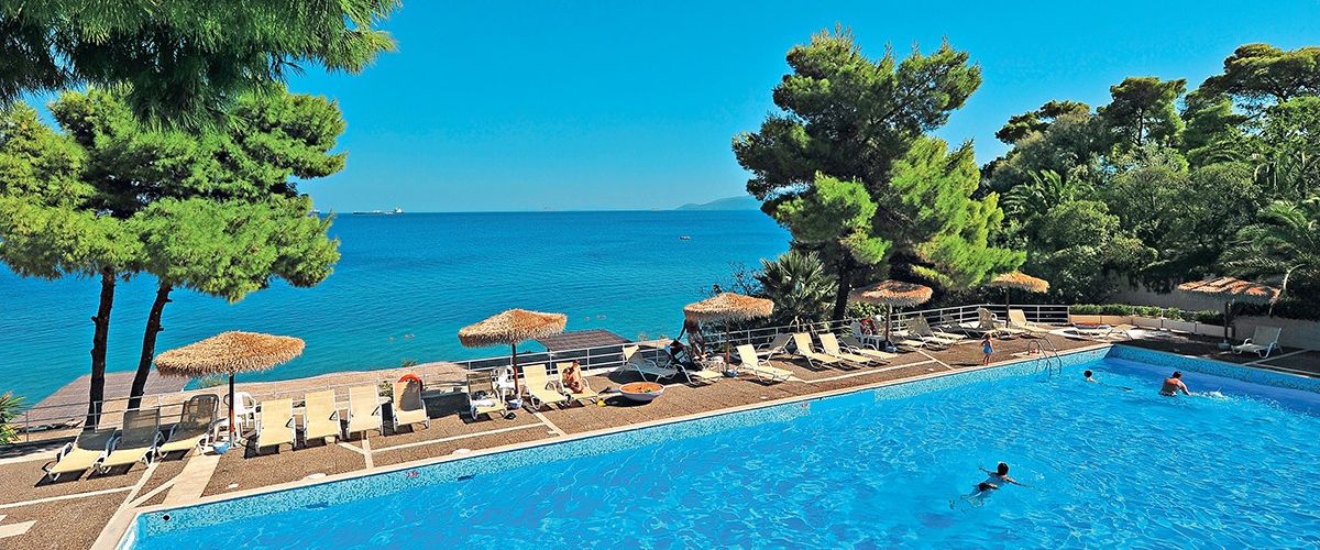 plaża, teren hotelu, basen