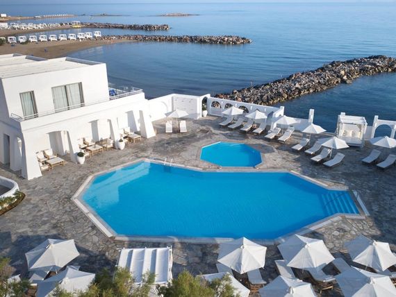 teren hotelu, basen, plaża