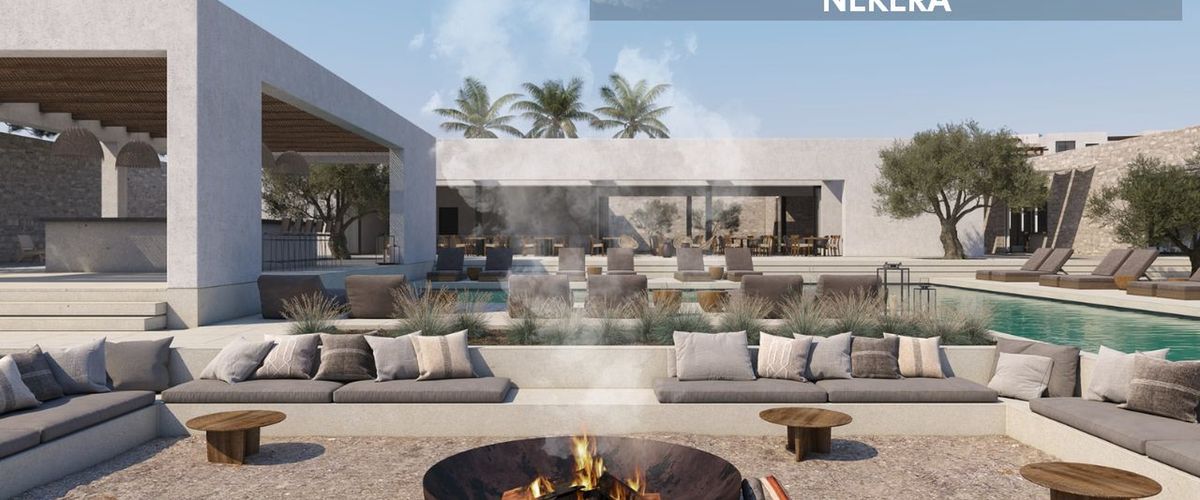 obiekt, teren hotelu, basen