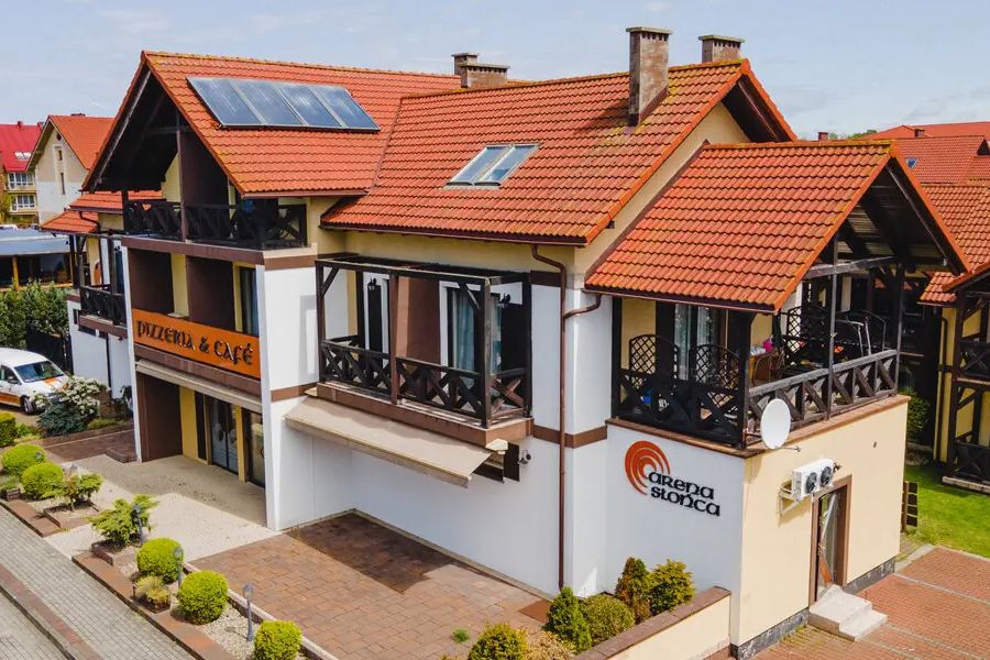 obiekt, teren hotelu, restauracja