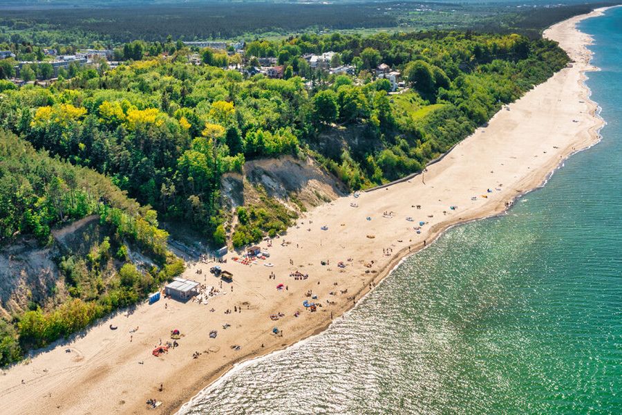 teren hotelu, plaża