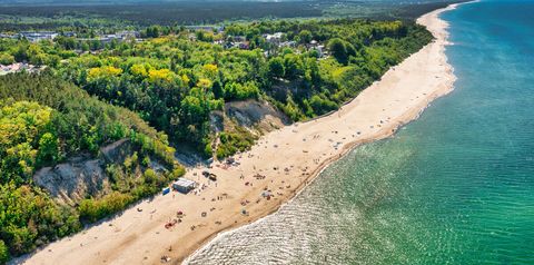 teren hotelu, plaża