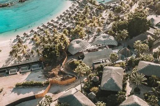 teren hotelu, plaża