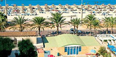 teren hotelu, plaża