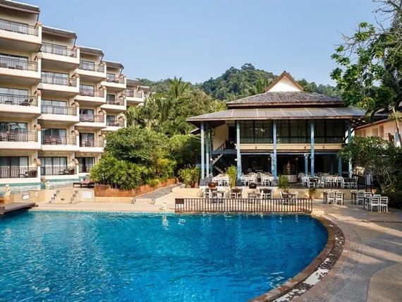 teren hotelu, basen