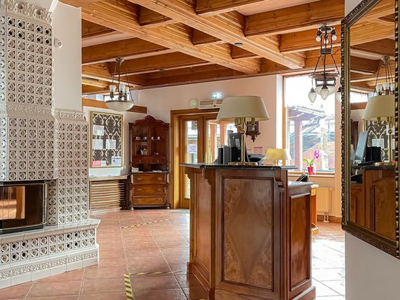 obiekt, recepcja / lobby, teren hotelu