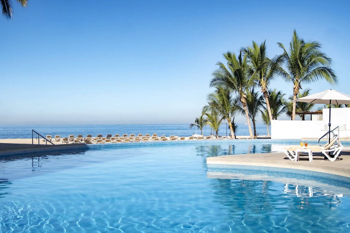 pool bar, plaża, basen