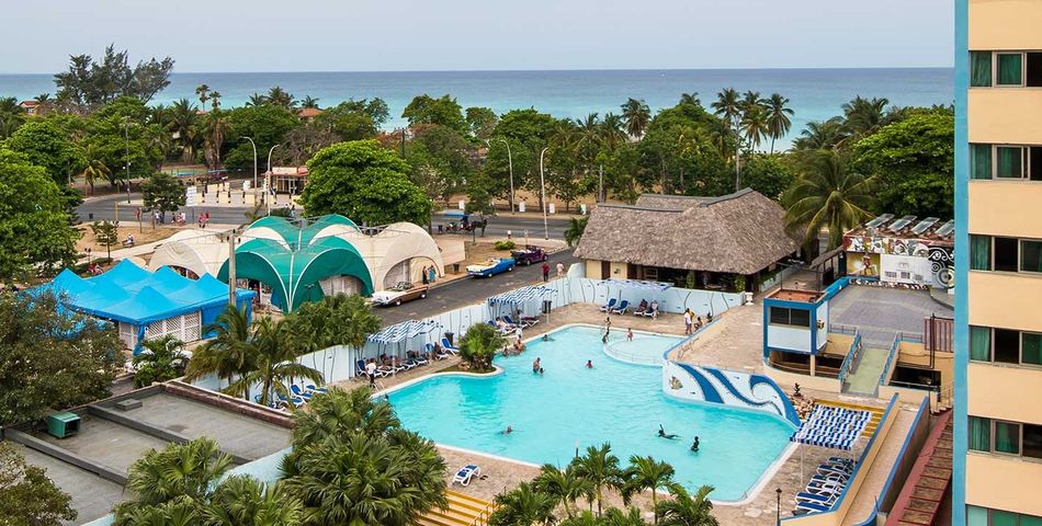 teren hotelu, basen