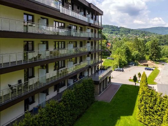 teren hotelu, obiekt