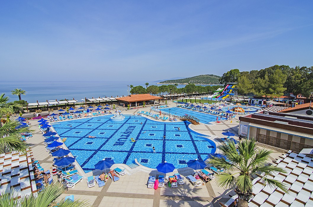 teren hotelu, basen