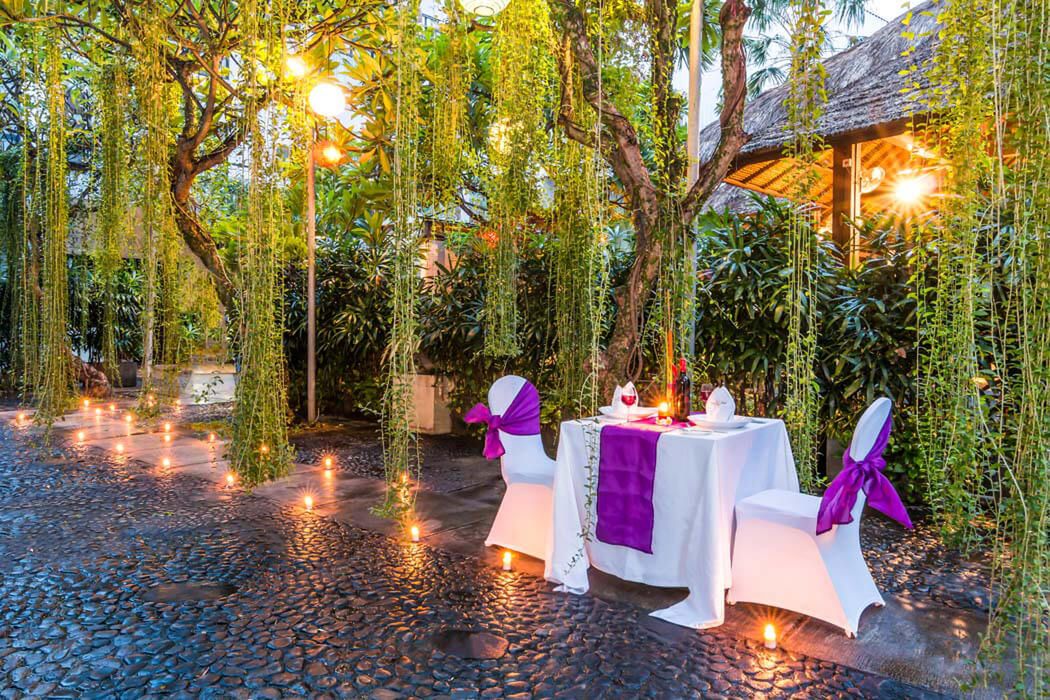 teren hotelu, restauracja