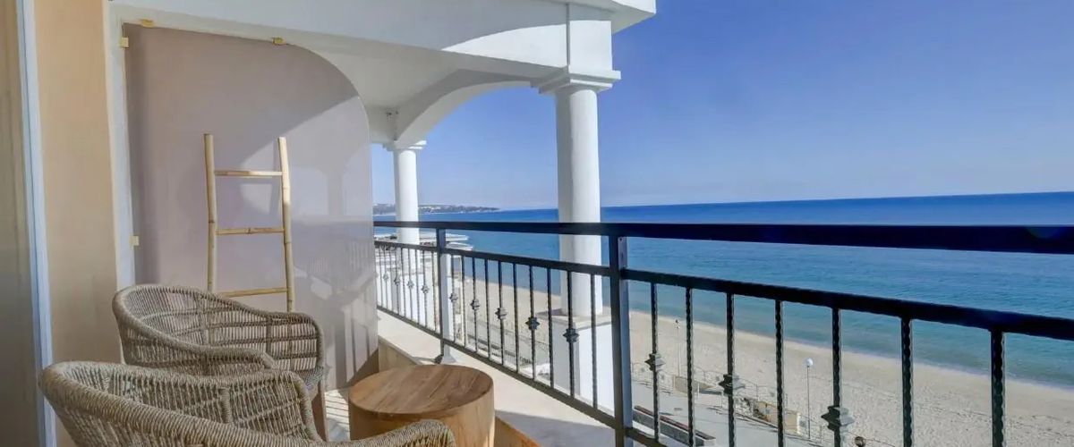 plaża, balkon / taras