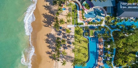 teren hotelu, plaża