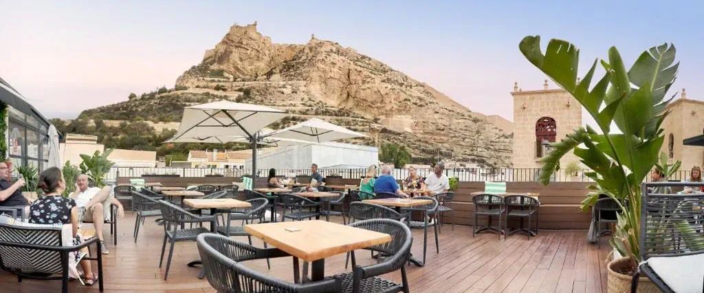 balkon / taras, teren hotelu