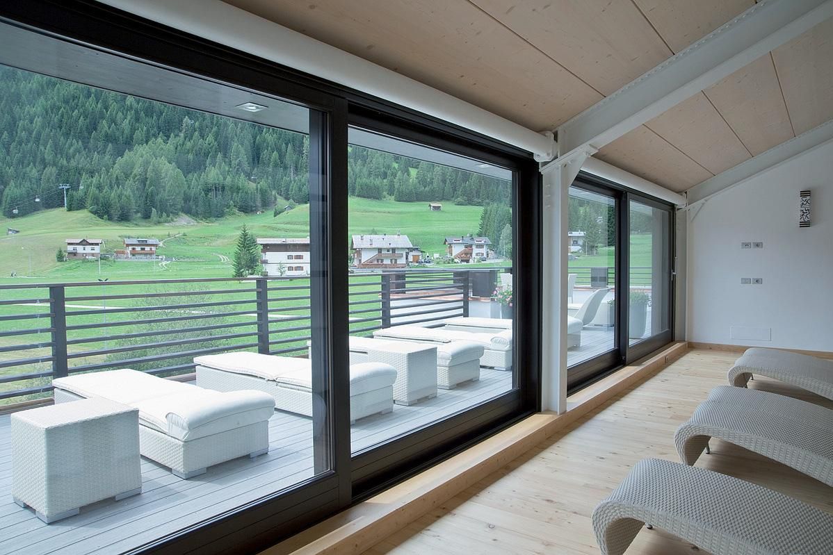 góry, balkon / taras